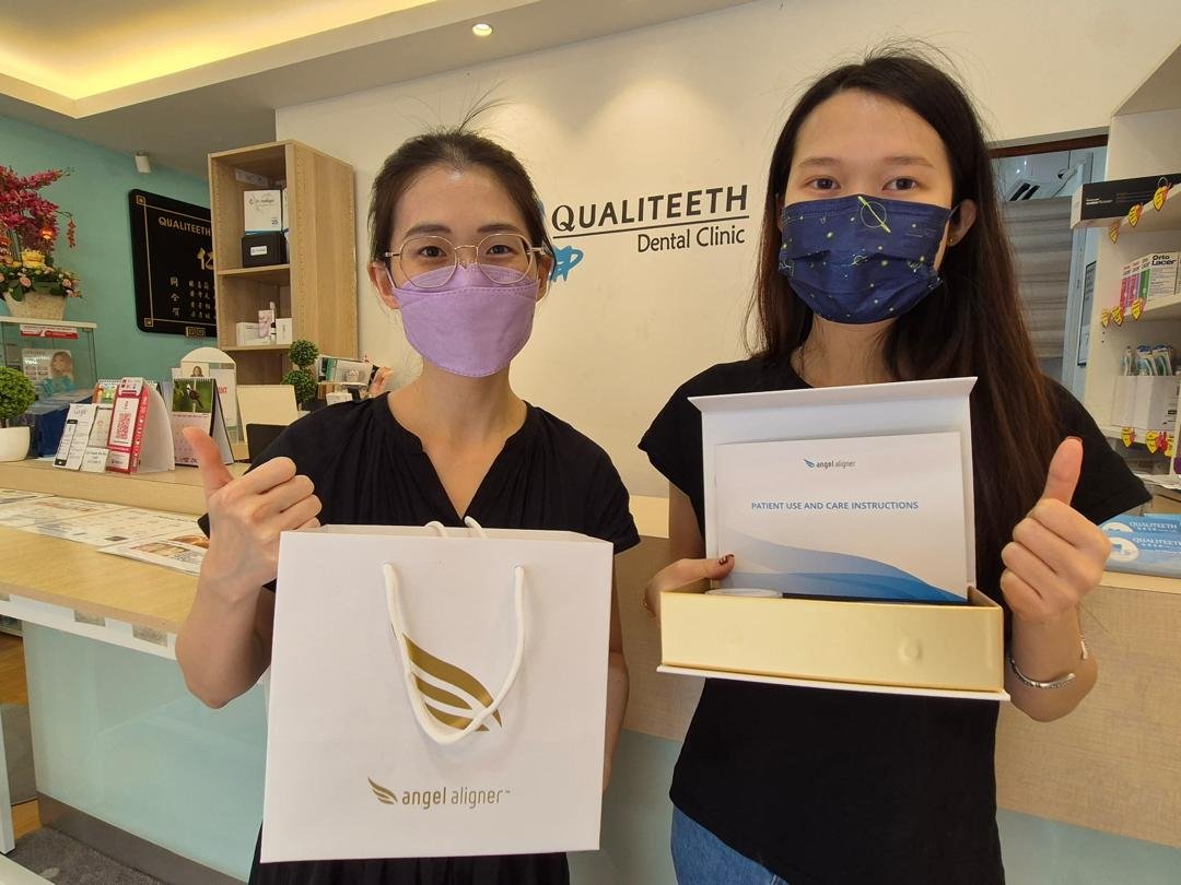 Happy patient at Qualiteeth