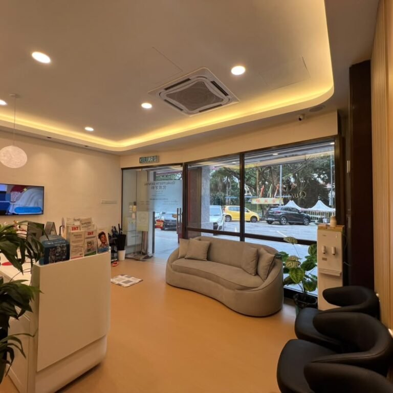 Patient waiting area at Qualiteeth Kepong, Taman Sri Bintang