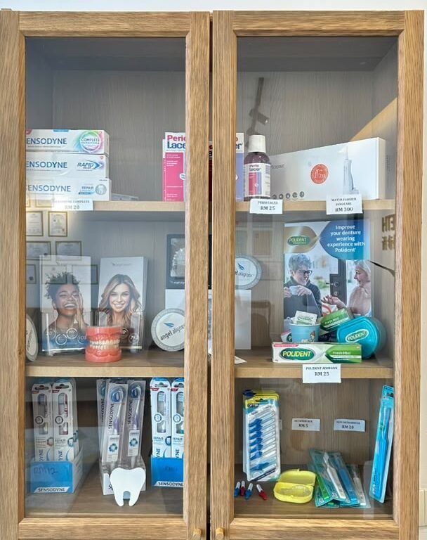 Oral care products available at Qualiteeth Olive Hill