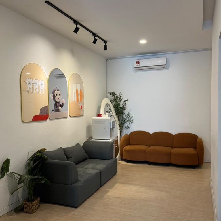 Patient waiting area at Qualiteeth Selayang Jaya