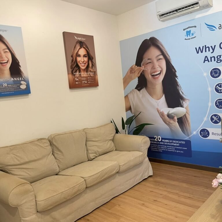 Patient waiting area at Qualiteeth Subang Murni